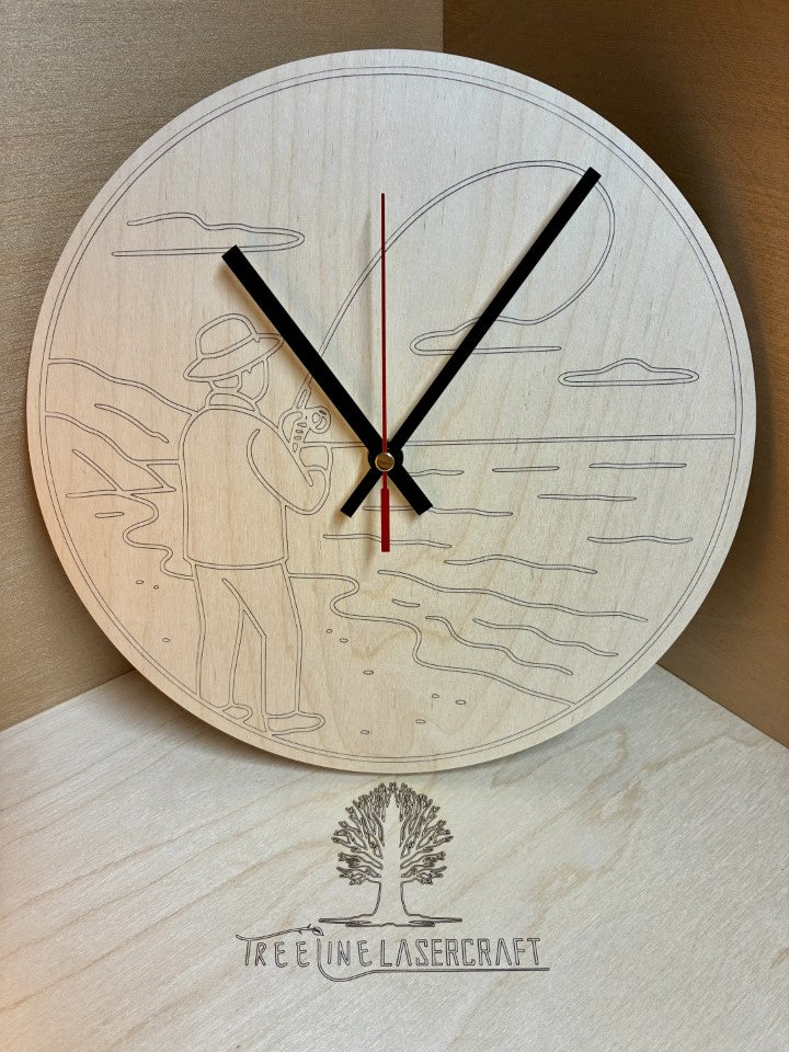 Coastal Angler Clock
