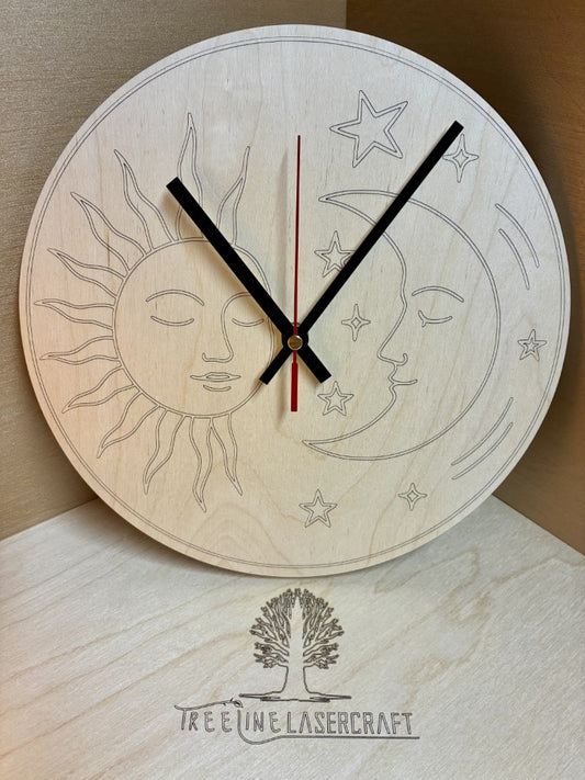 Sleepy Sun and Moon Clock
